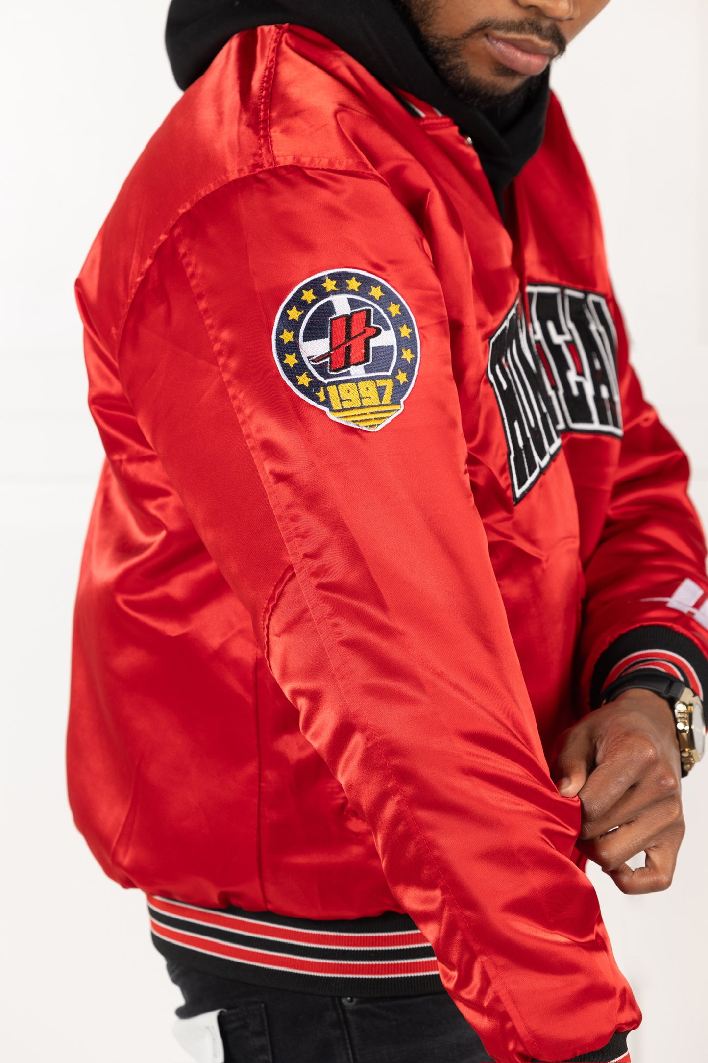 HOMETEAM VARSITY JACKET RED